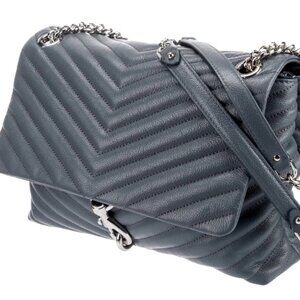 Rebecca Minkoff Edie Flap Shoulder Bag-  Excellent Condition- Blue Leather